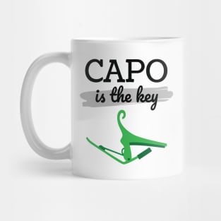 Capo is the Key Green Capo Light Theme Mug